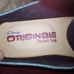 clarks originals desert trek black seude size 9m style 62144