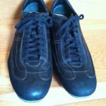 Cole Haan Black Leather Sneakers Nike Air – mens size 9 NICE!