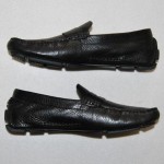 Mens COLE HAAN Howland Leather Penny Loafers Shoes – Size 7.5 – Black – C04535