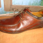 COLE HAAN ~ MENS BROWN DISTRESSED LEATHER DRIVING SHOES 8.5M ~ COMFY!