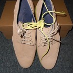 New Cole Haan Lunargrand Wing Tip Sandstone Suede Size 10-1/2M