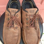 TIMBERLAND SMART COMFORT MEN LEATHER CASUAL BROWN SHOES SIZE 12M STYLE 88051