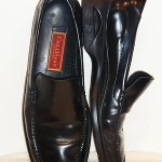 Men’s Cole Haan Country Black Leather Comfort Loafers with Nike Air Size 13 M