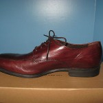 New NIB Mens Cole Haan Air Adams Apron Burgundy Leather Oxfords, Size 9.5