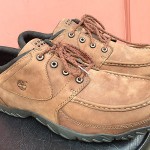 TIMBERLAND SMART COMFORT MEN LEATHER CASUAL BROWN SHOES SIZE 12M STYLE 88051