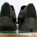 Mens sz 10.5 M black leather Clarks Privo lightweight loafers casual shoes