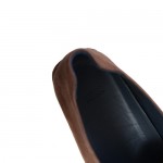 Hugo Boss Brown Leather Loafers Shoes US 12 EU 45