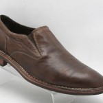 Mens shoes COLE HAAN Stratton brown leather NIKE AIR slip on loafers sz 10.5 M