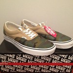 VANS CUSTOM DESIGN ERA CAMO PATTERN MENS US 11 NEW WITH TAGS SUPREME AUTHENTICS