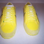 Hugo Boss Green Men’s Victoire LA Leather Nubuck Fashion Sneakers Yellow US 9