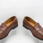 NICE! Mens shoes COLE HAAN Nike AIR tan leather slip ons penny loafers sz 8 M