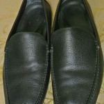 WoW! HUGO BOSS Sz. 11 M Driving Moccasins Loafers Slip On Shoes Black Dress