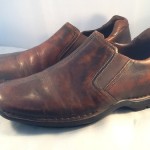 COLE HAAN Mens Brown Leather Slip On Size 9.5 M Medium