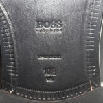 NIB HUGO BOSS Leather Slip Ons, SIZE 10 1/2 US, Brown
