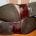 COLE HAAN ~ MENS NIKE AIR BLACK GLOVE SOFT LEATHER SLIPONS LOAFERS SZ 8M