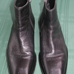 Hugo Boss Men’s Dress Boots Italy Black Leather 9 may fit US 10 – 11 – Very Nice