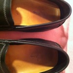 COLE HAAN Black Loafers Nike Air Leather G Series 9.5 M Driving Shoes