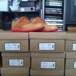 COLE HAAN LUNARGRAND SADDLE NIKE SANDSTONE/RED SIZE 9.5 LUNARLON TECHNOLOGY