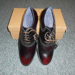 New Cole Haan Air Colton Saddle Burgundy/Black Size 10-1/2M