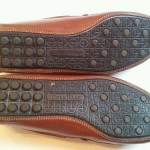 mens cole haan shoes driving moccasin drown leather size 11.5
