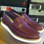 COLE HAAN LUNARGRAND FRAGMENT PENNY LOAFERS OXBLOOD/WHT SZ 10.5 NIKE  LUNARLON