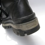 Mens Black Leather DIESEL Goth Platform Boots Sz 6.5 EU 39