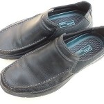 PRIVO By Clarks Mens Shoes Size 11.5 M  Black Leather Slip-on  Loafers.
