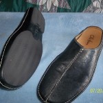 Mens COLE HAAN Black Leather Slip On CLOGS-Made in Italy-Size 11 M