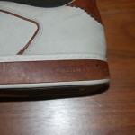 Cole Haan AIR COURT Oxfords Shoes Sneakers Mens 11.5 Ivory Leather Brown Trim