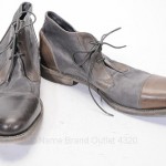 COLE HAAN 9.5 M Vincenti  2TONE ANKLE BOOT leather C09367 CAP TOE lace-up shoe