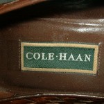 COLE HAAN RESORT BROWN WOVEN LEATHER LOAFER SIZE 9B