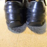 HUGO BOSS SNEAKERS LEATHER STRAP SHOES ITALY MEN’S SZ 43 FITS US 10