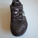 Men’s Diesel ‘Cheju’ Dark Brown Leather Lace-Up Fashion Sneakers, size 7 1/2 M