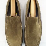 Cole Haan Mens Olive Suede Leather Driver Moc Loafer Shoes Size 11.5M