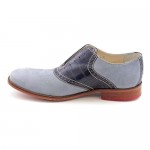Cole Haan Air Colton.Saddle Mens Size 7.5 Blue Leather Oxfords Shoes New/Display
