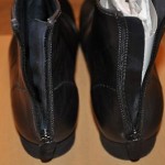 New Diesel Highactive Mens Black Leather Boots size 44 zip closure 11 10.50