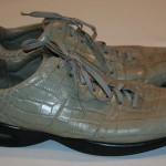 COLE HAAN CROCODILE ALLIGATOR LEATHER OXFORDS SHOES NIKE AIR SOLES  MEN’S 10