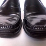 Mens Cole Haan Country Nike Air Shoes Size 10 M Black Leather Loafers Slip On