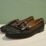 Mens COLE HAAN Brown and Black Loafers Size 9.5