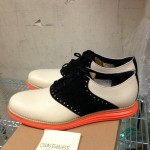 Brand New Cole Haan Lunargrand Saddle Birch/Black/Orange Size 9.5
