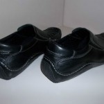 Cole Haan Nike Air Shoes ( Black Leather & Grey Stitch Slip On ) Mens 10.5