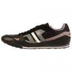 Diesel Mens Gunner Black Casual Leather Lace Up Sneakers Shoes