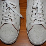 Cole Haan AIR COURT Oxfords Shoes Sneakers Mens 11.5 Ivory Leather Brown Trim