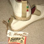 VANS SKATEBOARDING MENS SURFJITSU NATURAL WHITE HEMP SLIP ON SHOES NEW SIZE 10