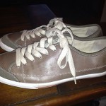 $98 COLE HAAN Air Mercury Mens 11 M Leather NIKE AIR CASUAL TAUPE Gray