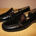 Beautiful Men’s Black Leather COLE HAAN Penny Loafers Size 10.5 D  # 3503