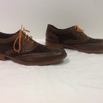 Cole Haan Air Colton Casual Wingtip Dark Brown Suede Leather Mens Shoe Sz 9.5 M