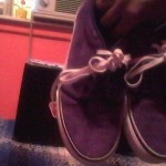 men’s purple suede 10.5 106 vulcanized vans! good condition read discription!