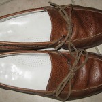 Mens Cole Haan Nike Air Brn All Leather Classic Loafers sz 10.5 M