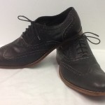 Cole Haan Air Colton Casual Wingtip Black Leather Mens Oxford Shoes Size 11 M